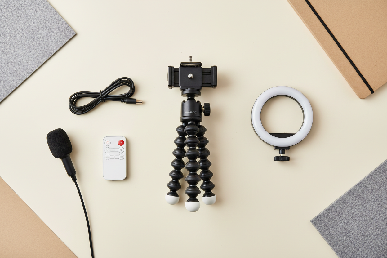Vlogging accessories and Tripods