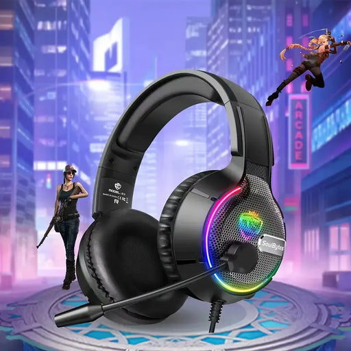 S19 Wired RGB E-sports Gaming Headset - Gadgetmanic.com