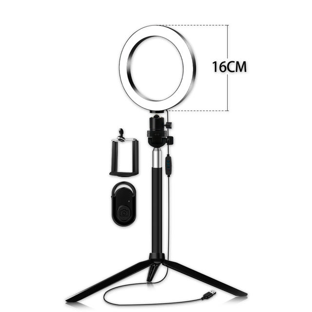 Selfie Ring Light with LED for Mobile Photography Set