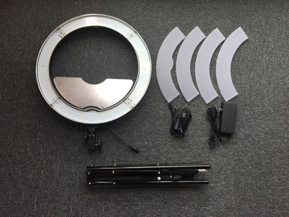 LED Ring Light with Phone Selfie Stand