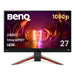 BenQ MOBIUZ EX270M Gaming Monitor 27" FHD 1080p 240Hz 1ms | IPS | HDRi | 99% sRGB | Freesync Premium | Eye-Care Tech | Adjustable Height Swivel & Tilt | 2.1 Speakers | DisplayPort | HDMI | USB Hub - Gadgetmanic.com