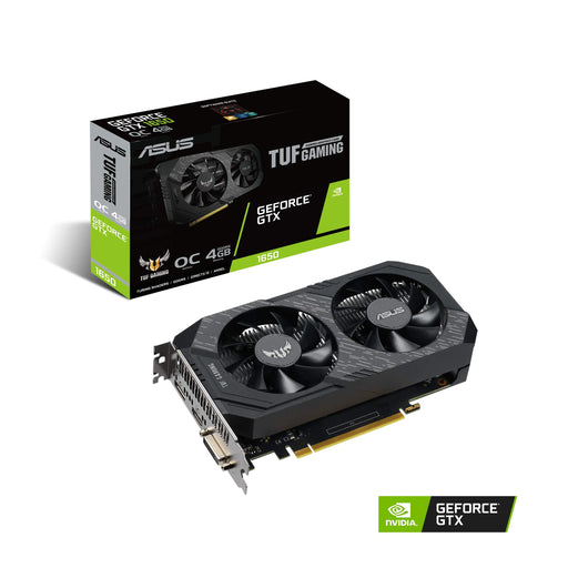 ASUS TUF Gaming NVIDIA GeForce GTX 1650 OC Edition Graphics Card (PCIe 3.0 4GB GDDR6 Memory HDMI DisplayPort DVI-D 1x 6-pin Power Connector IP5X Dust Resistance Space-Grade Lubricant) (Renewed) - Gadgetmanic.com