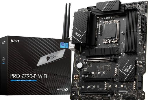 MSI PRO Z790-P WiFi ProSeries Computer Gaming Motherboard (Supports 12th/13th Gen Intel Processors LGA 1700 DDR5 PCIe 5.0 M.2 2.5Gbps LAN USB 3.2 Wi-Fi 6E ATX) Intel PC Motherboards (Renewed) - Gadgetmanic.com