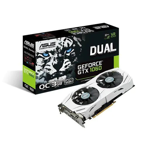 Asus Geforce GTX 1060 3GB Dual Video Graphics Card DUAL-GTX1060-O3G (Renewed) - Gadgetmanic.com