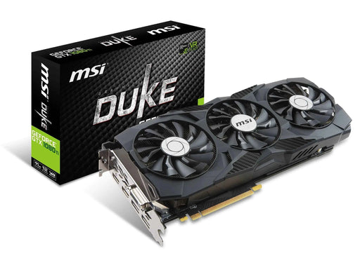 MSI Gaming GeForce GTX 1080 Ti 11GB GDRR5X DirectX 12 352-bit VR Ready Graphics Card (GTX 1080 TI Duke 11G OC) (Renewed) - Gadgetmanic.com