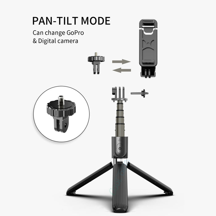 L03 Bluetooth Tripod Selfie Stick for Live Streaming
