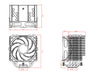 SE-226-XT ARGB CPU Cooler with 6 Heat Pipes & PWM - Gadgetmanic.com