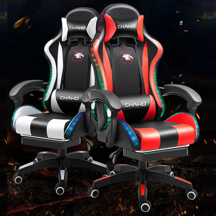 Ergonomic Gaming Office Chair with Adjustable Recline - Gadgetmanic.com