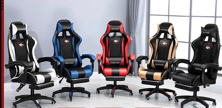 Ergonomic Gaming Office Chair with Adjustable Recline - Gadgetmanic.com