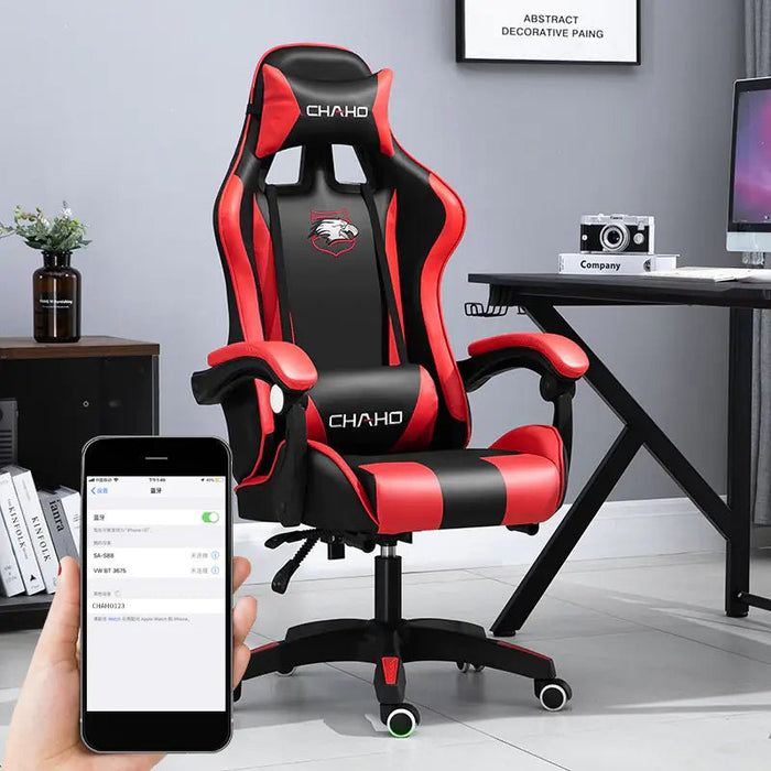 Ergonomic Gaming Office Chair with Adjustable Recline - Gadgetmanic.com