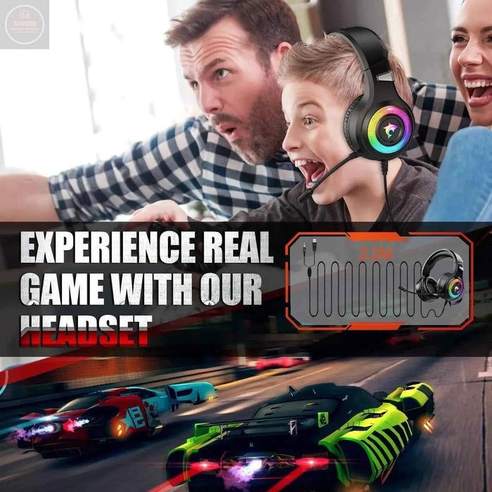 Gaming Headset With Microphone Light - Gadgetmanic.com