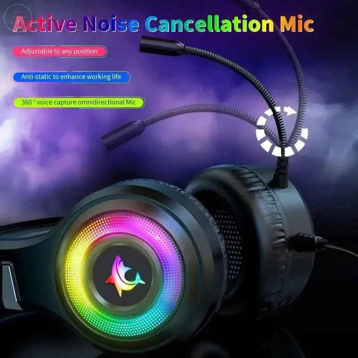 Gaming Headset With Microphone Light - Gadgetmanic.com