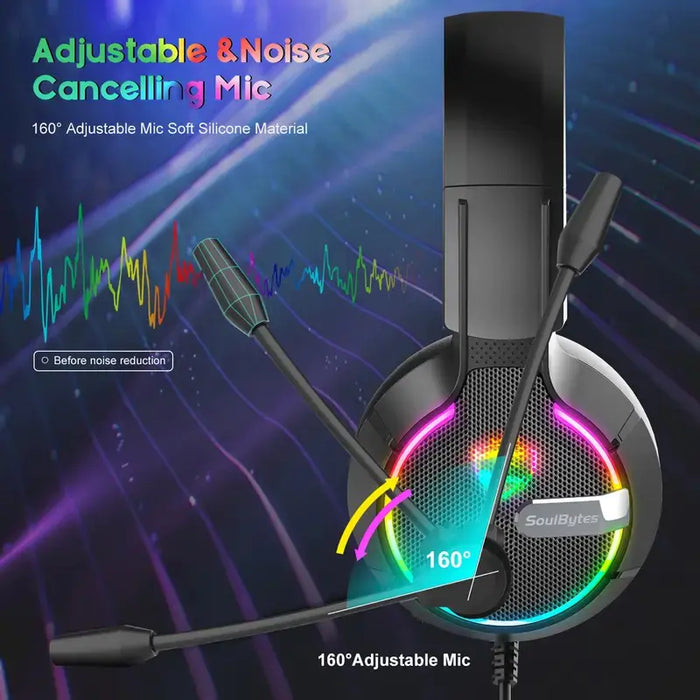 S19 Wired RGB E-sports Gaming Headset - Gadgetmanic.com