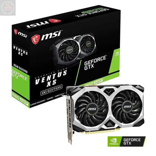 MSI Gaming GeForce GTX 1660 Super 192-bit HDMI/DP 6GB GDRR6 HDCP Support DirectX 12 Dual Fan VR Ready OC Graphics Card (GTX 1660 Super VENTUS XS OC) (Renewed) - Gadgetmanic.com