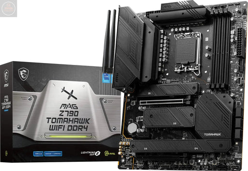 MSI MAG Z790 Tomahawk WiFi DDR4 Computer Gaming Motherboard (Supports 12th/13th Gen Intel Processors LGA 1700 DDR4 PCIe 5.0 M.2 LAN USB 3.2 Wi-Fi 6E ATX) Intel PC Motherboards (Renewed) - Gadgetmanic.com