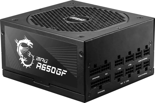 MSI MPG Series Power Supply (PSU): 650 Watt Full Modular 80 Plus Gold Certified A650GF (Renewed) - Gadgetmanic.com