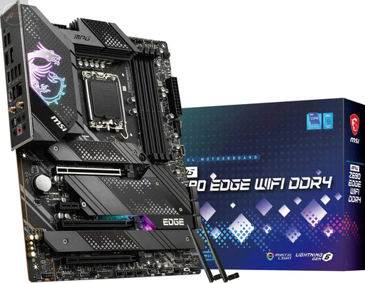 MSI MPG Z690 Edge WiFi DDR4 Gaming PC Motherboard (ATX 12th Gen Intel Core LGA 1700 Socket DDR4 PCIe 4 CFX M.2 Slots Wi-Fi 6E) Intel Computer Motherboards (Renewed) - Gadgetmanic.com
