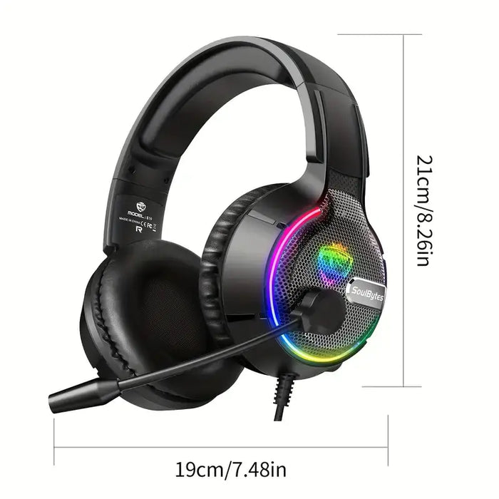 S19 Wired RGB E-sports Gaming Headset - Gadgetmanic.com