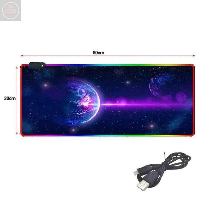 RGB Backlit Gaming Mouse Pad - Gadgetmanic.com