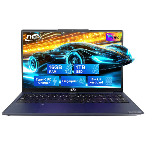 Ghost Manta 15.6 FHD Student Laptop 16GB RAM 1TB SSD Intel Pentium Quad-Core N100(Beat to i3-1115G4 Up to 3.4GHz) Backlit Keyboard Type-C 65W Win 11 WiFi 6 Blue. . - Gadgetmanic.com
